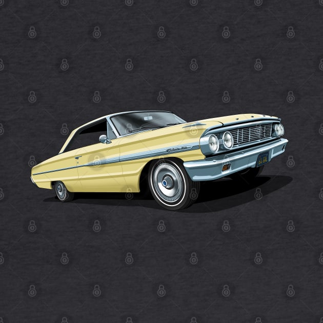 1964 Ford Galaxie 500 in phoenician yellow by candcretro